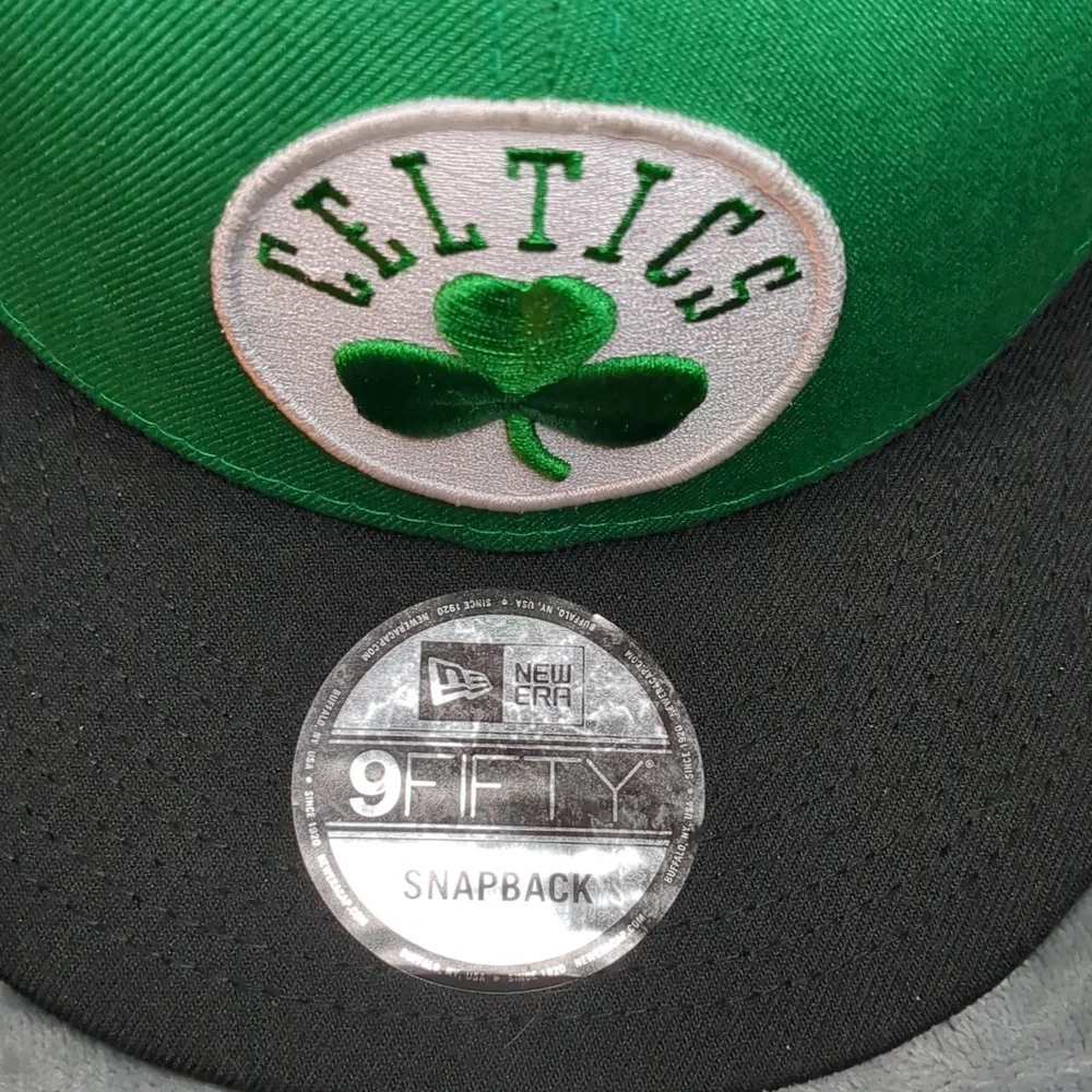 New Era Boston Celtics 2-Tone 9FIFTY adjustable snapback hat.  - Picture 6 of 16
